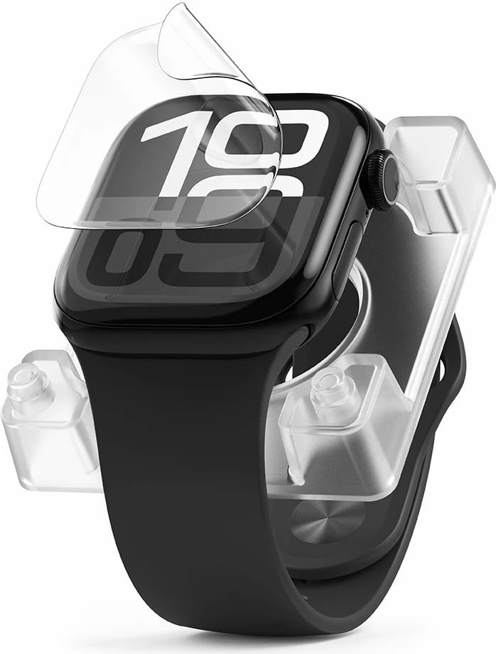 Folje mbrojtëse Ringke Dual Easy Pro për Apple Watch 10 46mm, Set 2 copë, Transparent