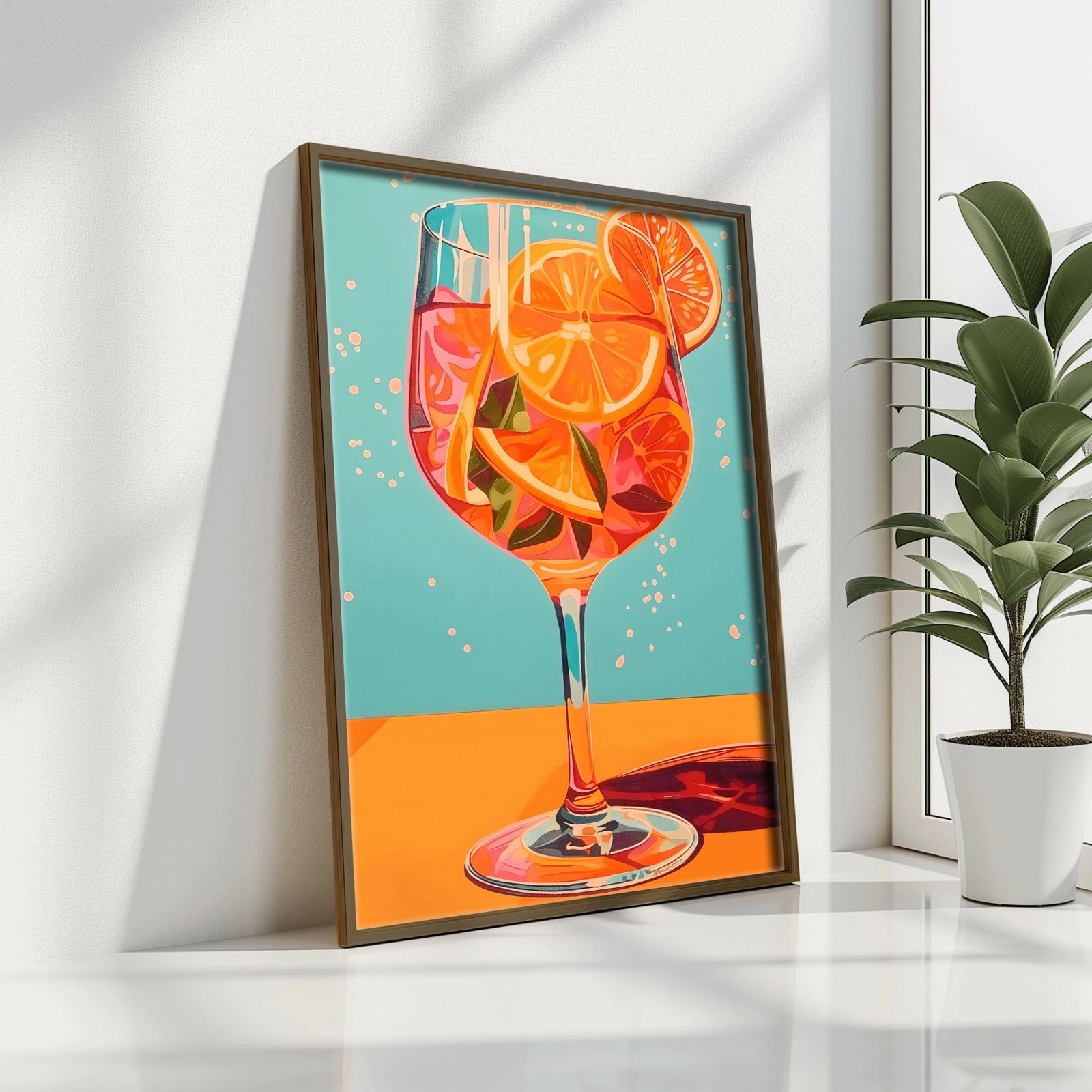 Pikturë dekorative me kornizë MDF, Wallity, GE251-L