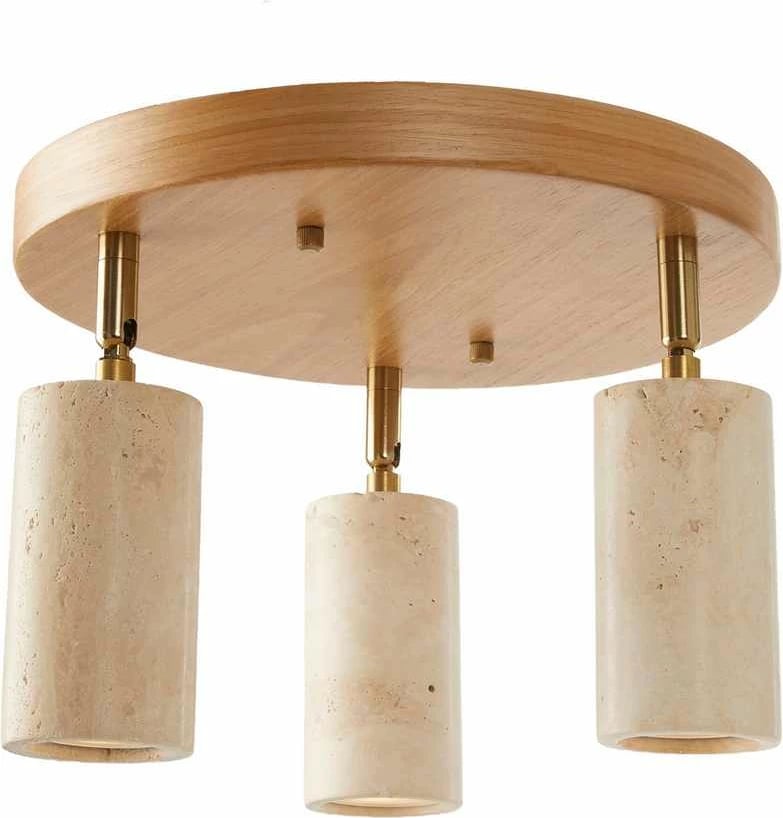 Llambë tavani prej druri, Opviq Nur C, ngjyrë lisi dhe bezhë