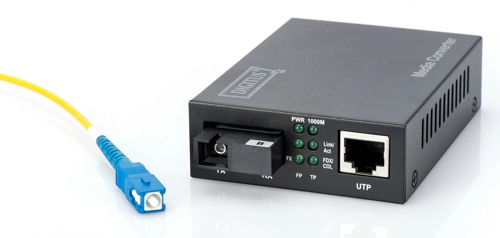 Media konvertues Digitus, Gigabit, RJ45/SC, i zi