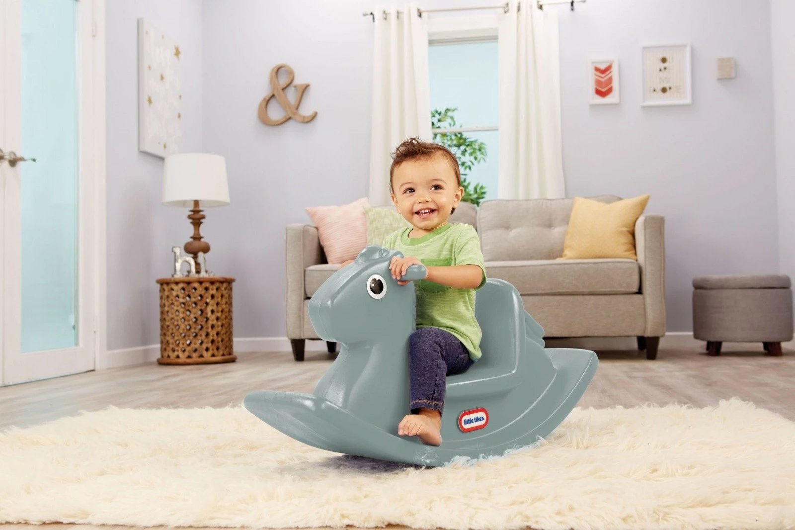 Kali lëkundës Little Tikes 174216E3, plastikë, gri