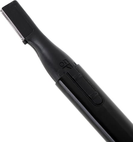 Trimer vetullash, Adler, AD 2934b, teh inoksi, krehër udhëzues 1.5/3.5 mm, trup alumini, 1x AAA, i zi