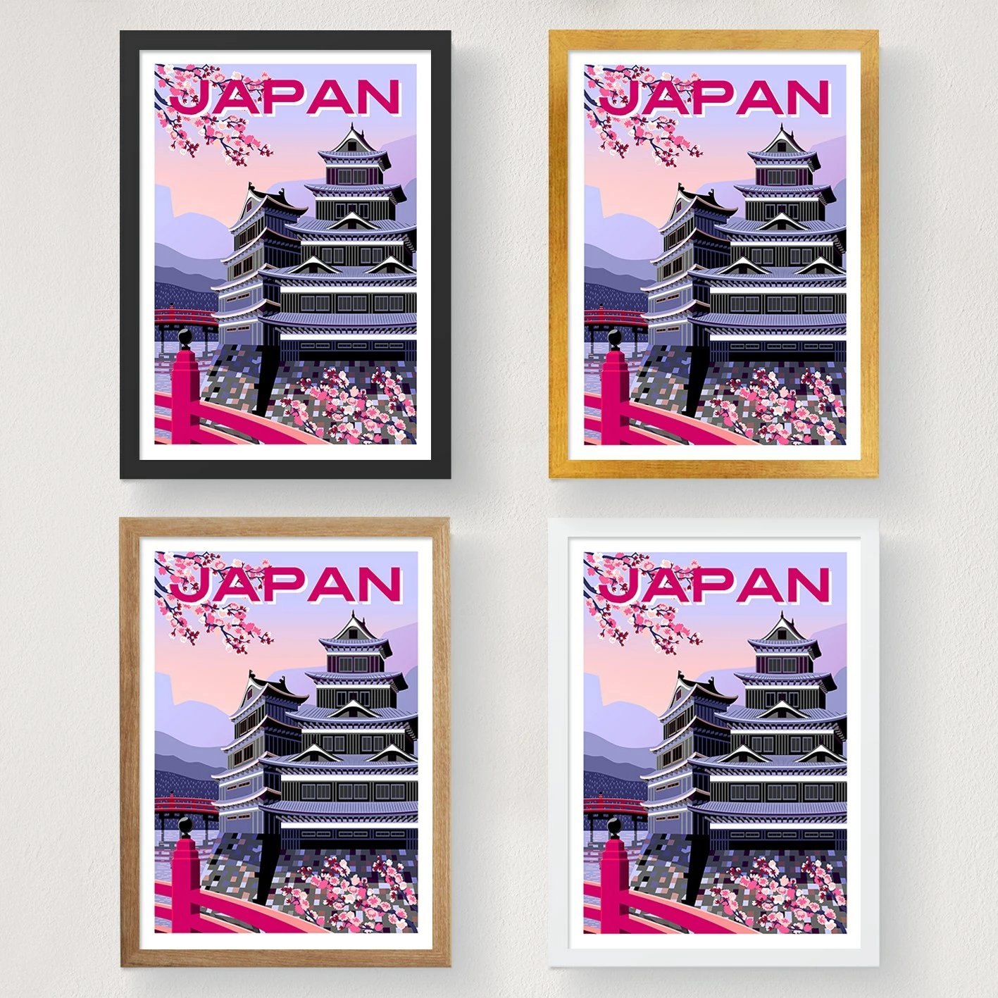 Poster A3, Wallity, Japoni - 2011, shumëngjyrësh