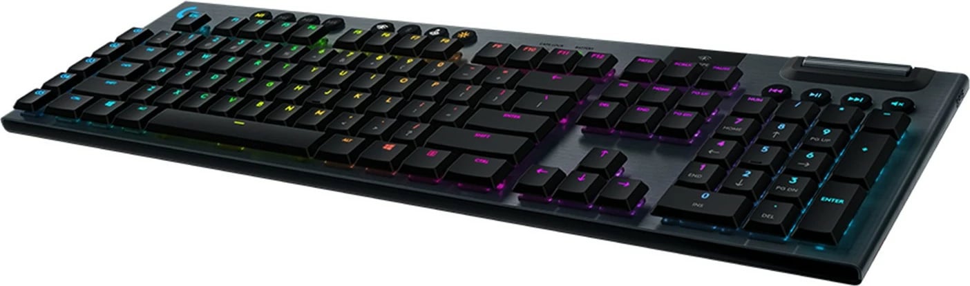 Tastierë Logitech G915 LIGHTSPEED, GL Tactile, Wireless, RGB LED, Karbon