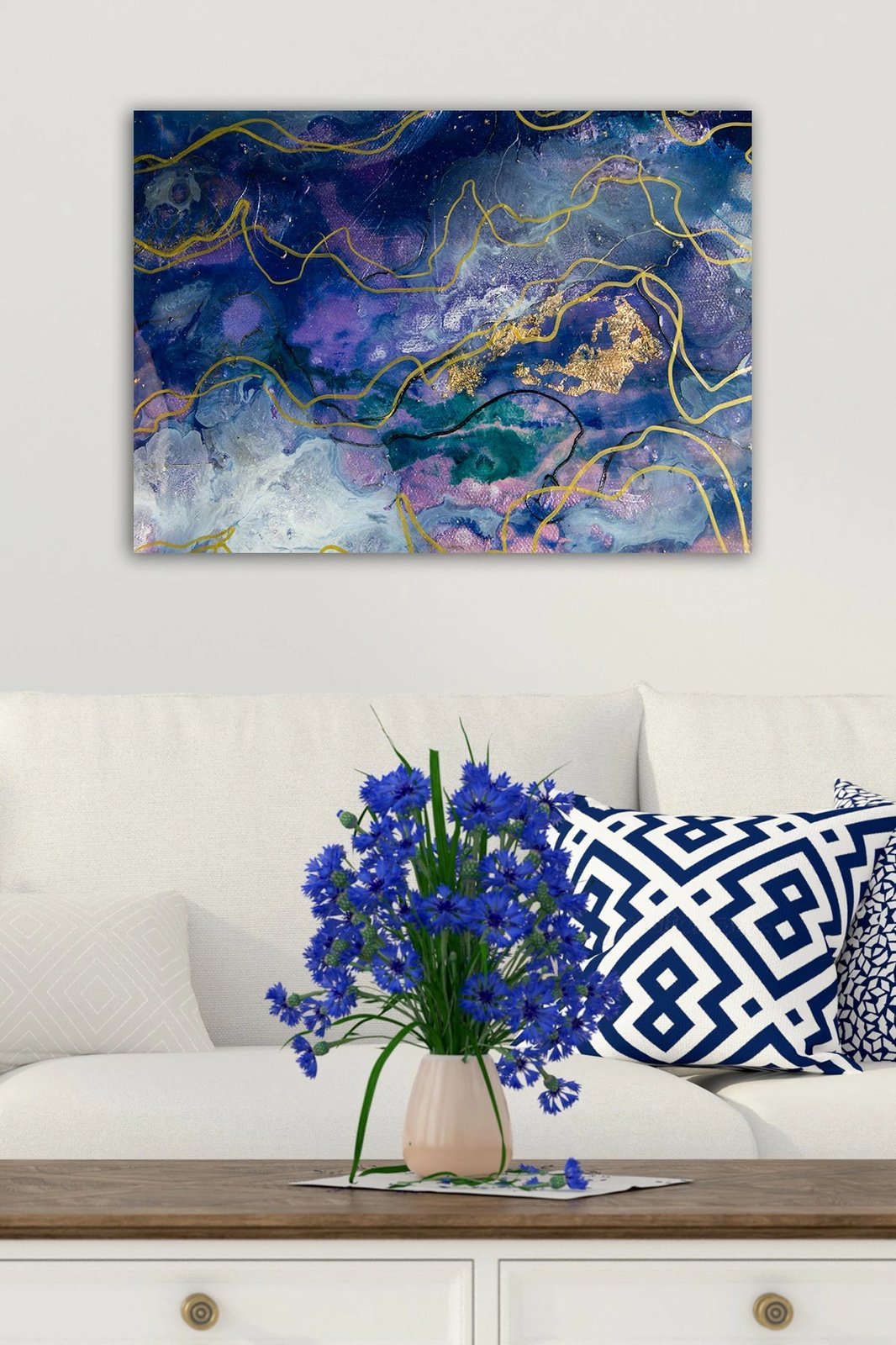 Pikturë dekorative në kanavacë, shumëngjyrëshe, 50x70cm, 1551616040-5070