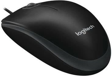Maus Logitech B100 - USB, e zezë