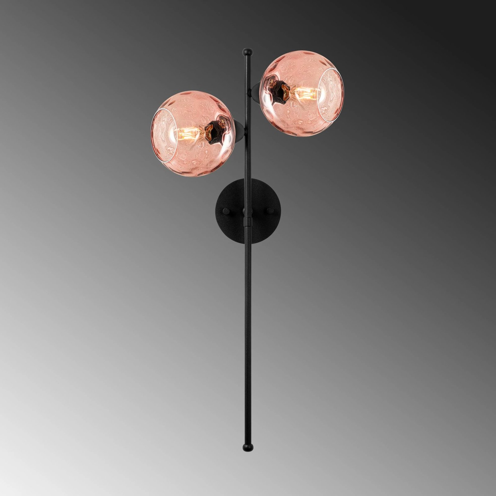 Llambë muri Opviq, Benek - 15 - 14413, rozë dhe e zezë