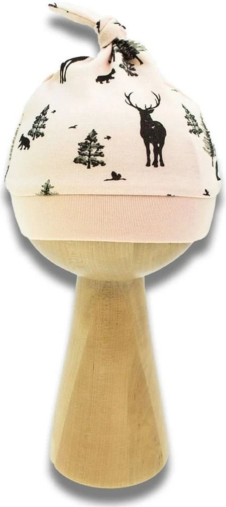 kapuç bebe Nicol Bambi, madhësi 74 (6-9 muaj), pambuk 100%, bezhë