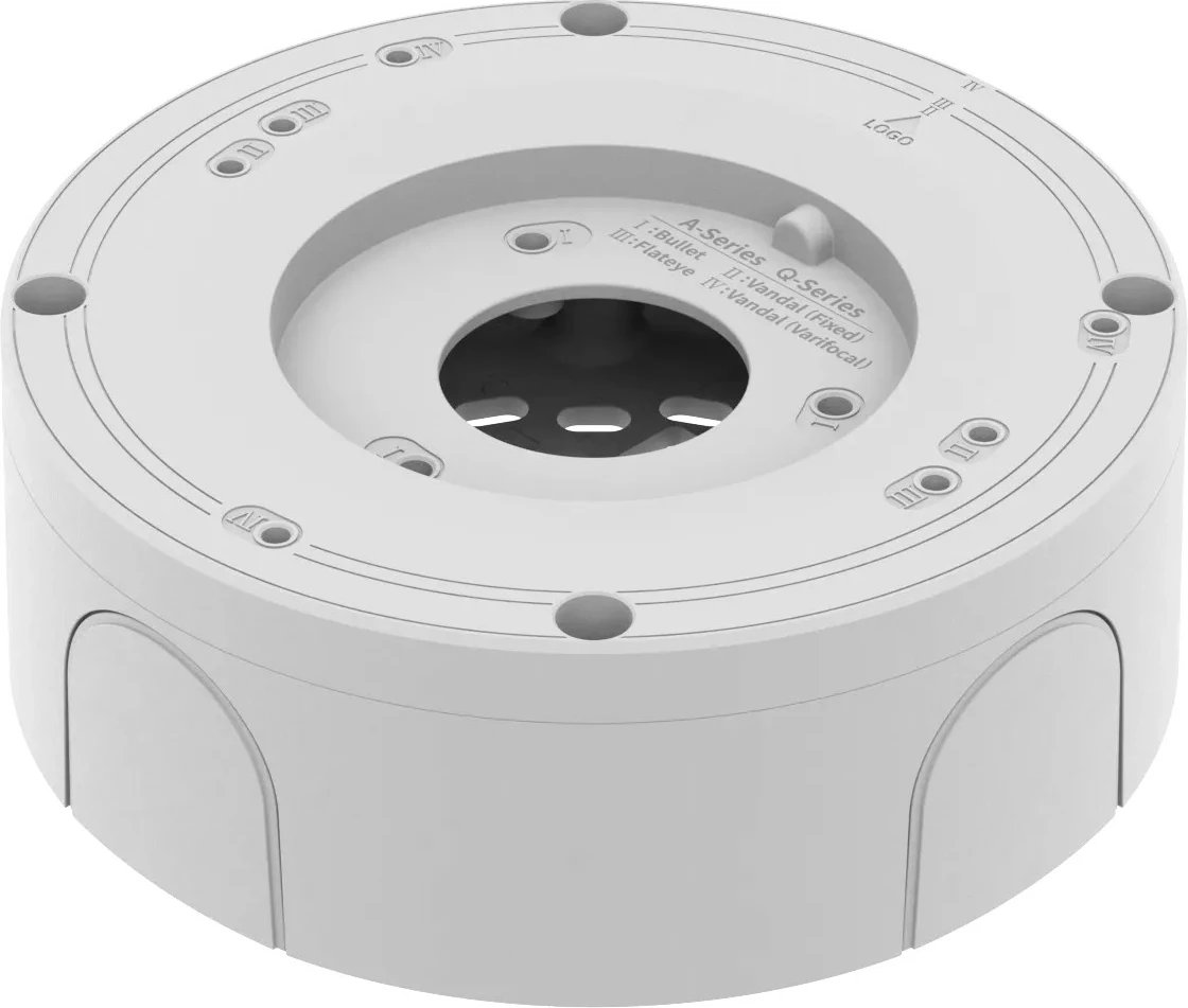 Kuti lidhëse Hanwha Wisenet SBV-A14B, përshtatje për kamera, e bardhë