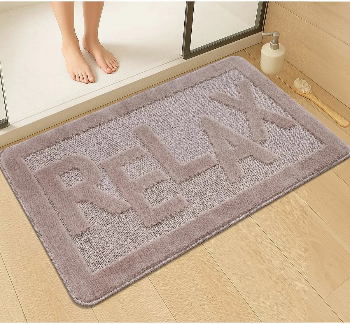 Tapet për banjo, Mijölnir Relax, ngjyrë mink, 60x100cm