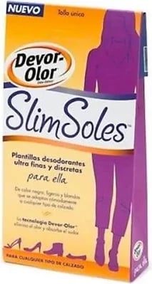 Plantilla dezodoruese Scholl Devor Olor SlimSoles për femra