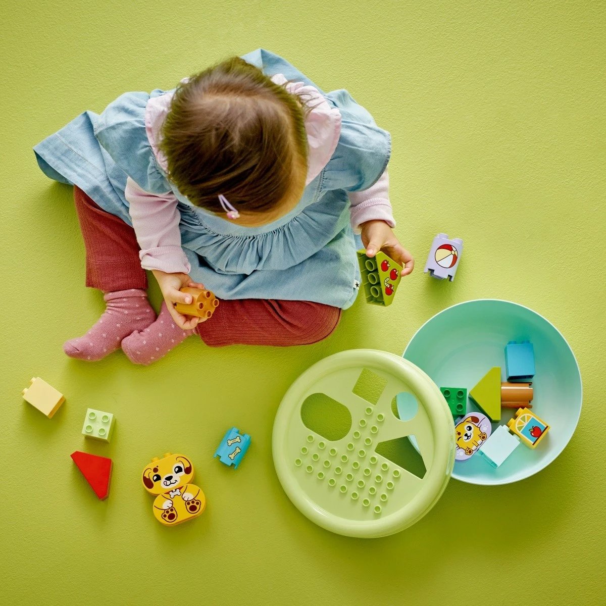 Set lodrash LEGO DUPLO 10441 Shape Sorter: Puppy House, 17 pjesë, shumëngjyrëshe