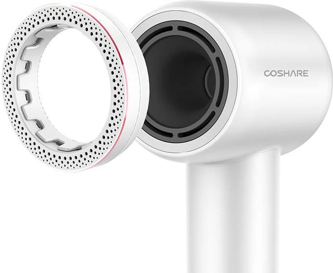 Tharëse flokësh Coshare HD10E, 1600 W, e bardhë