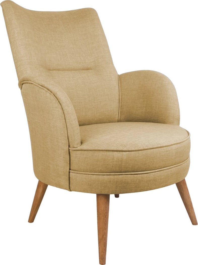 Karrige Wing Atelier del Sofa, Victoria, ngjyrë kafe qumështi