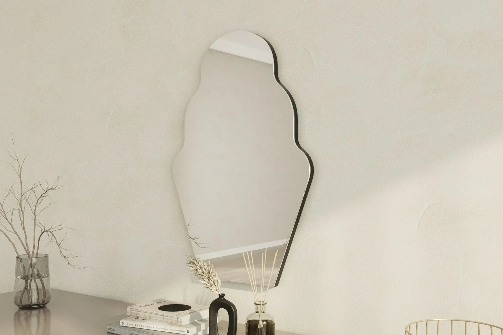 Pasqyrë Hanah Home, Perilla, e zezë