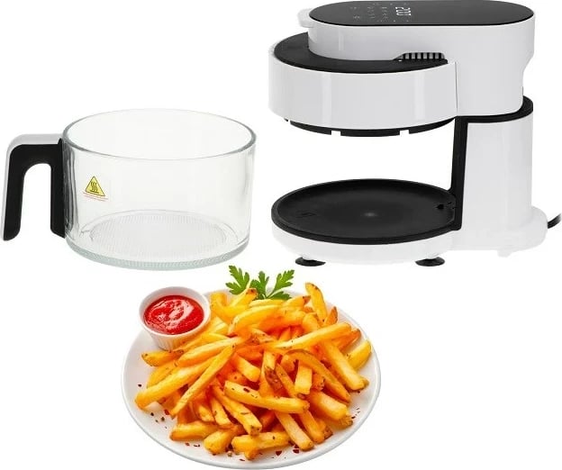 Fritezë me ajër të nxehtë Adler AD 6316, 3L, 1200W, E zezë
