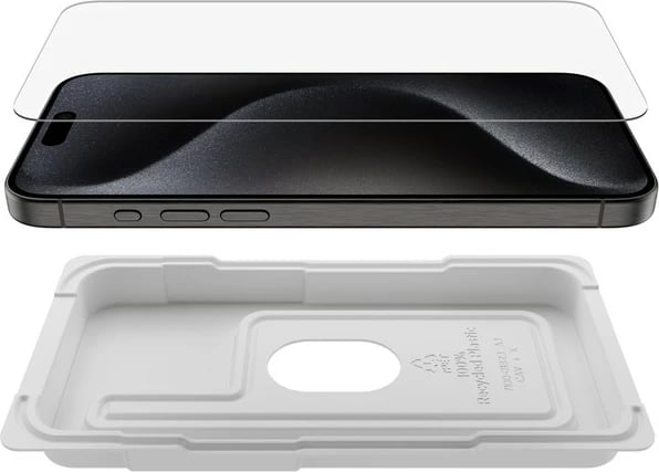 Xham mbrojtës Belkin ScreenForce Invisiglass për iPhone 16 Pro Max, Transparent