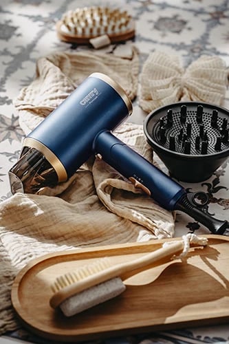 Tharëse flokësh, Camry, CR 2268, 1800W ION, me difuzor, blu