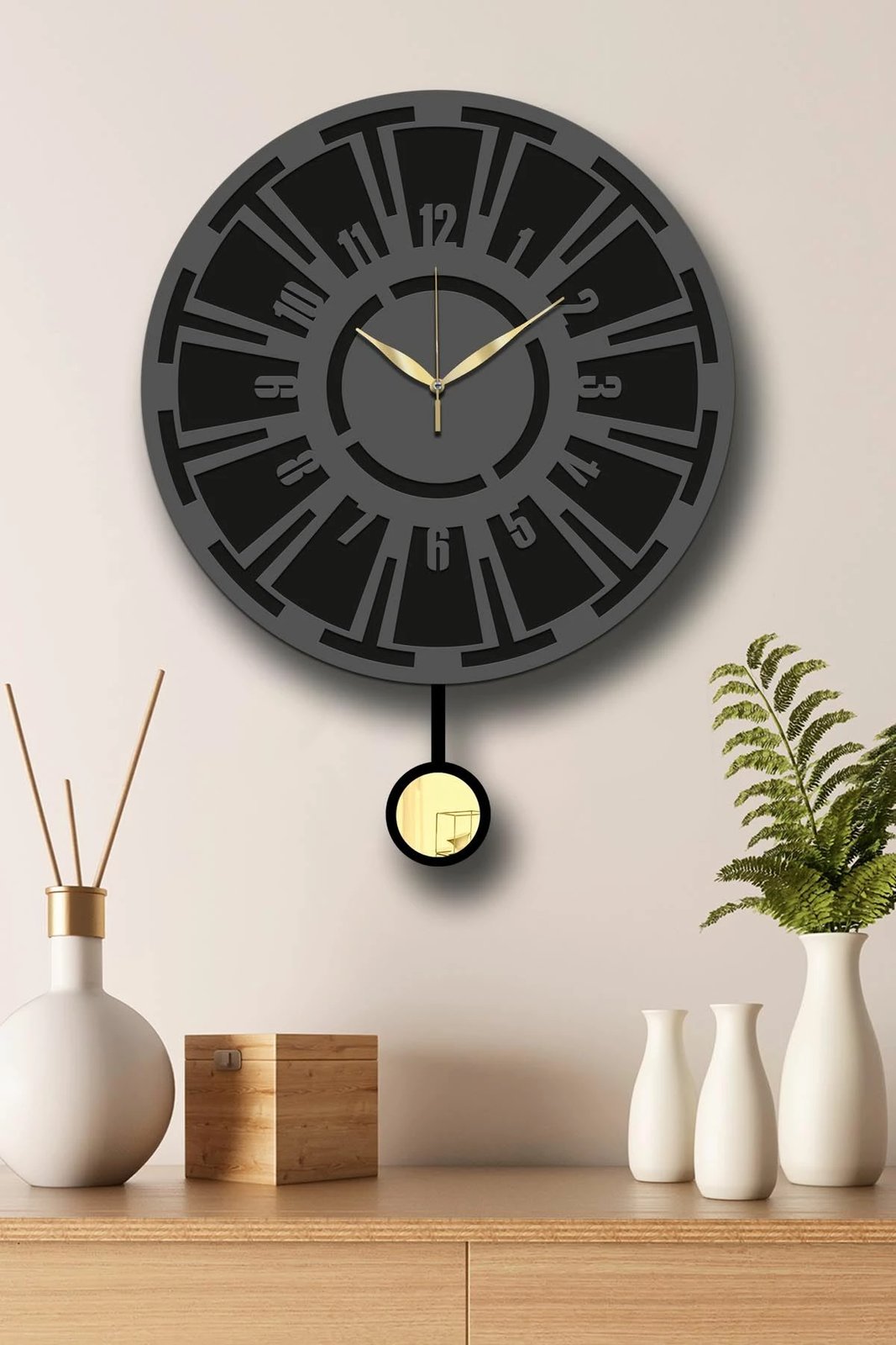 Orë muri dekorative Wallity, anthracite dhe ar, Vlnt114Ant