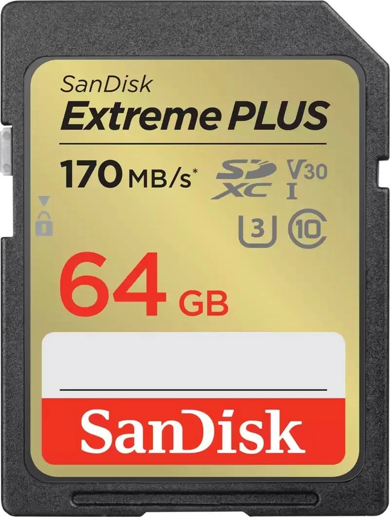 Kartelë memorie Sandisk Extreme PLUS 64GB SDXC 170MB/s