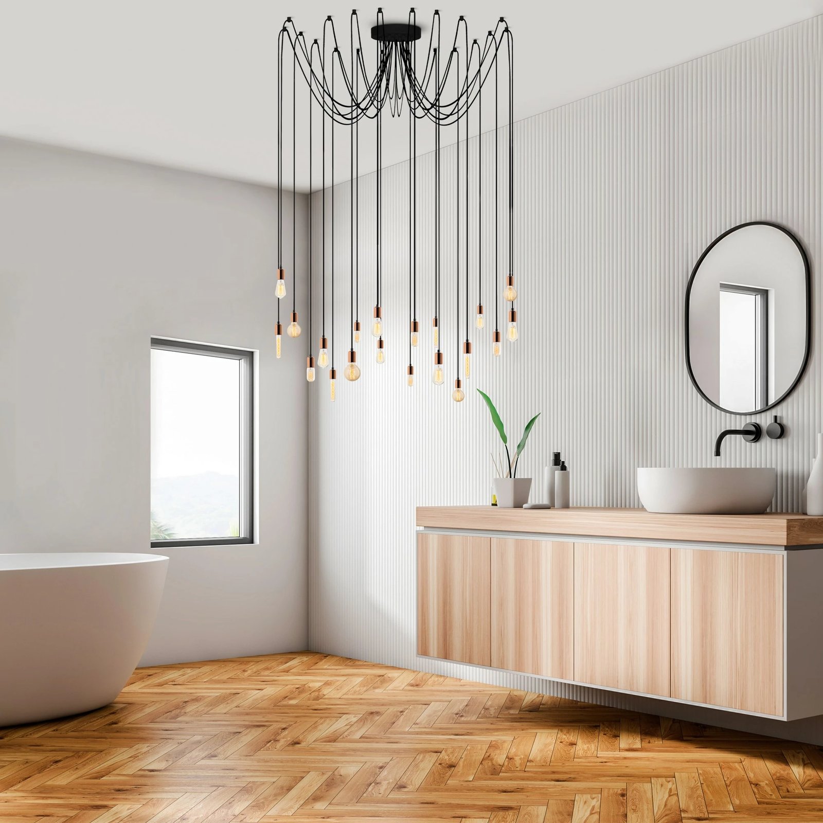 Llambë tavani Opviq, bakër, Kabluni - MR - 920