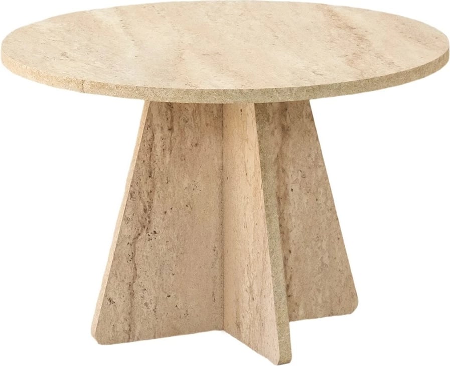 Tavolinë kafeje Skye Decor, ngjyrë travertine, 60x40cm