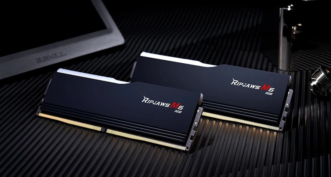 RAM Memorje G.Skill Ripjaws M5 RGB 64GB (2x32GB) DDR5 6400MHz, multikolor