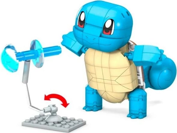 Set ndërtimi Mega Bloks Pokémon Squirtle, 199 pjesë, Blu