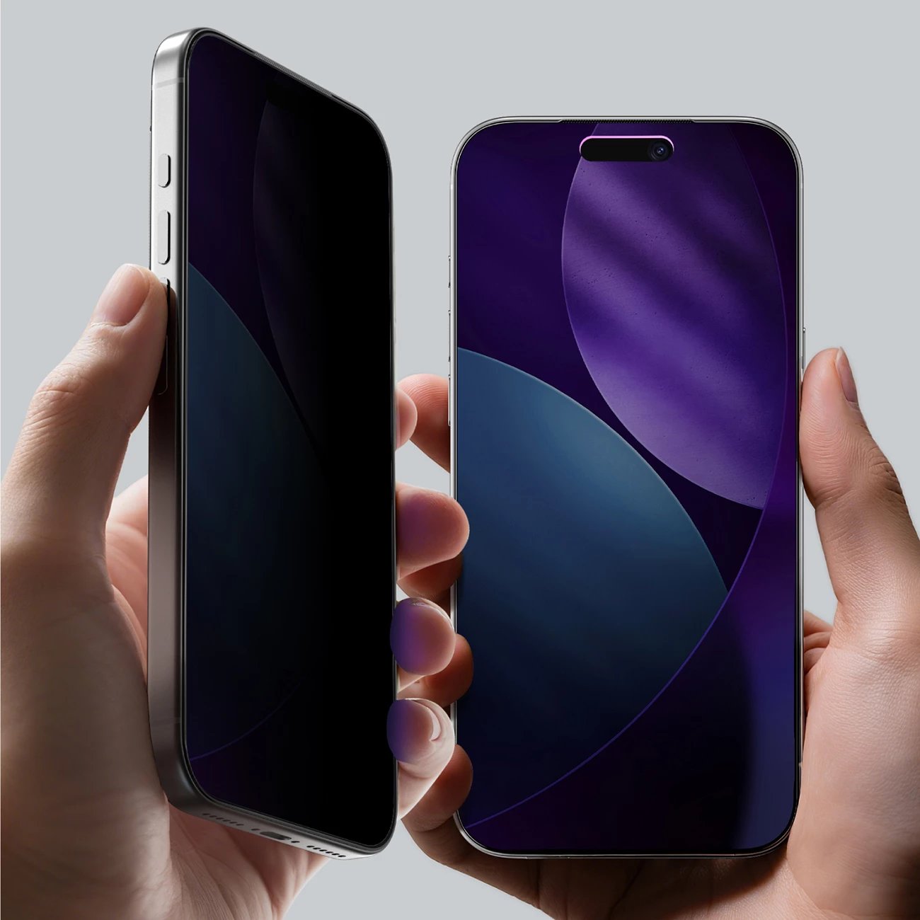 Xham mbrojtës AmazingThing Titan FusionFilter 7 për iPhone 17 Pro, mat, privatësi