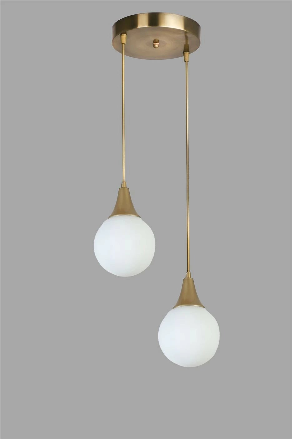 Llambë tavani Opviq, Afra 2, ngjyrë e bardhë dhe ari, gotë, tepsi