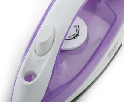 Hekur, Adler AD5019, 1600 W, taban non-stick, depo ujit 100 ml, avull 10 g/min, spërkatje 0.5 g/shot, priza E/F, vjollcë