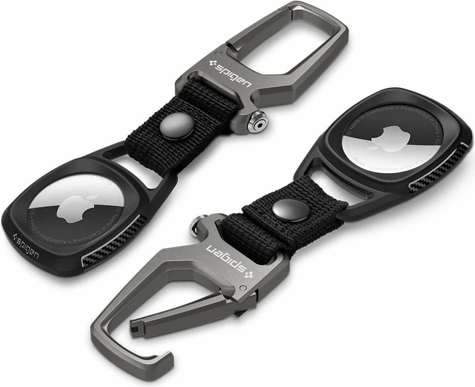 Mbështjellës Spigen Rugged Armor për Apple AirTag, Matte Black