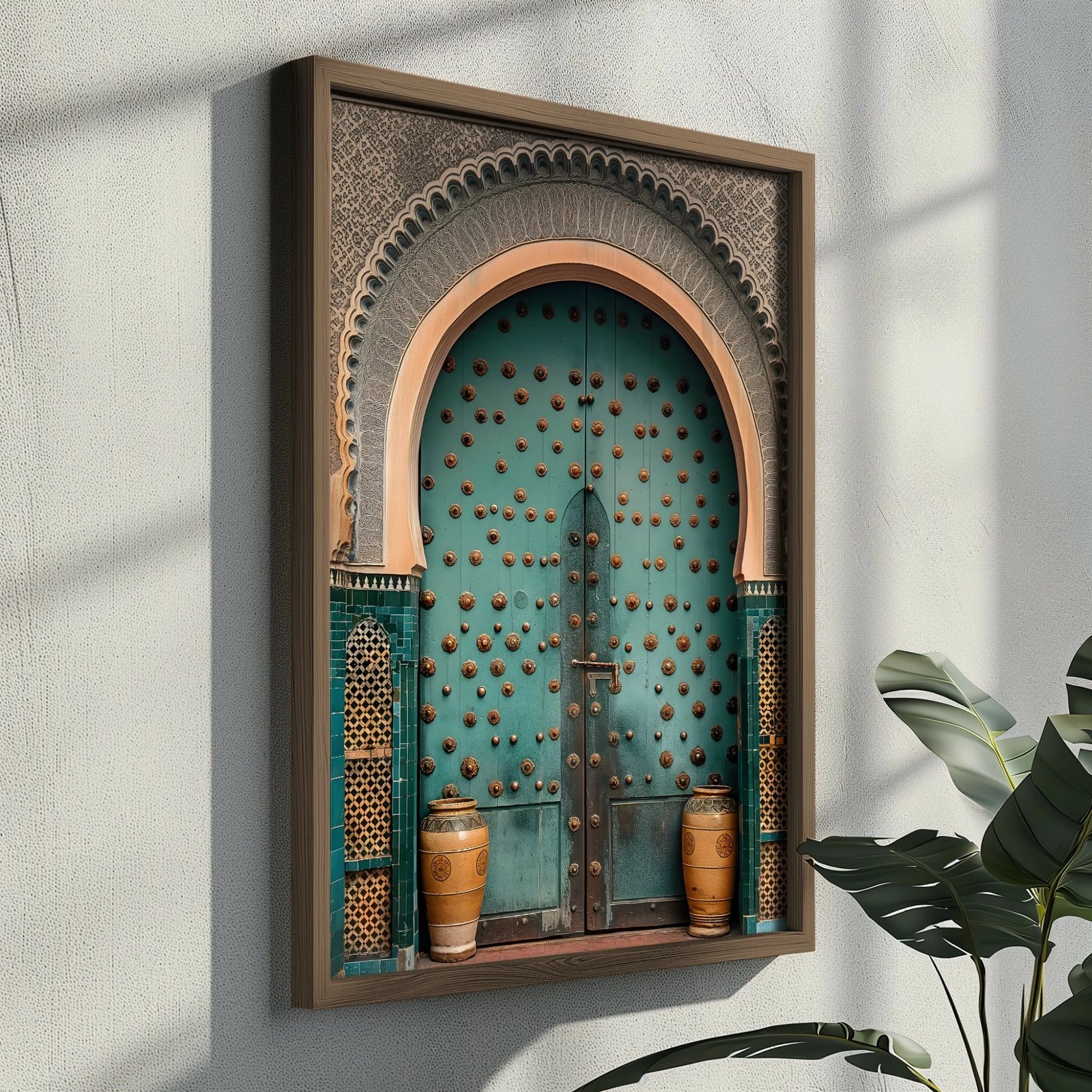 Pikturë dekorative me kornizë MDF, shumëngjyrëshe, GE128-L