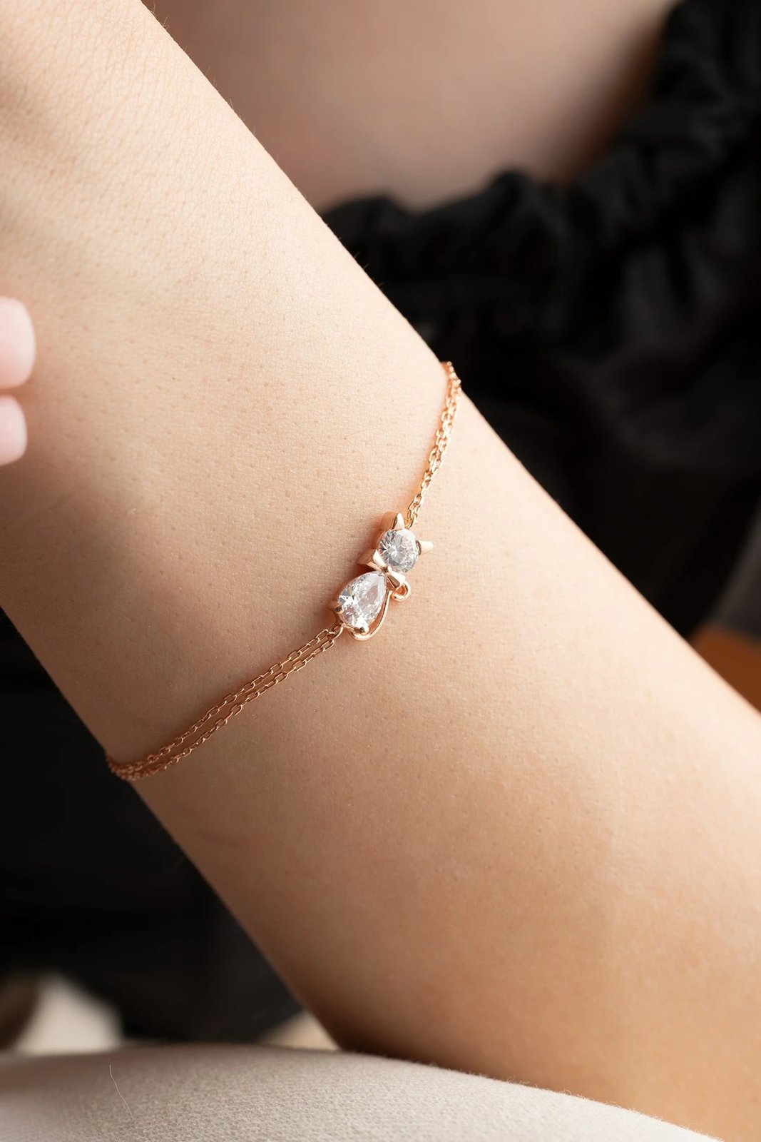 Byzylyk argjendi Jumeon, ngjyrë rozë e artë, NRZ998908