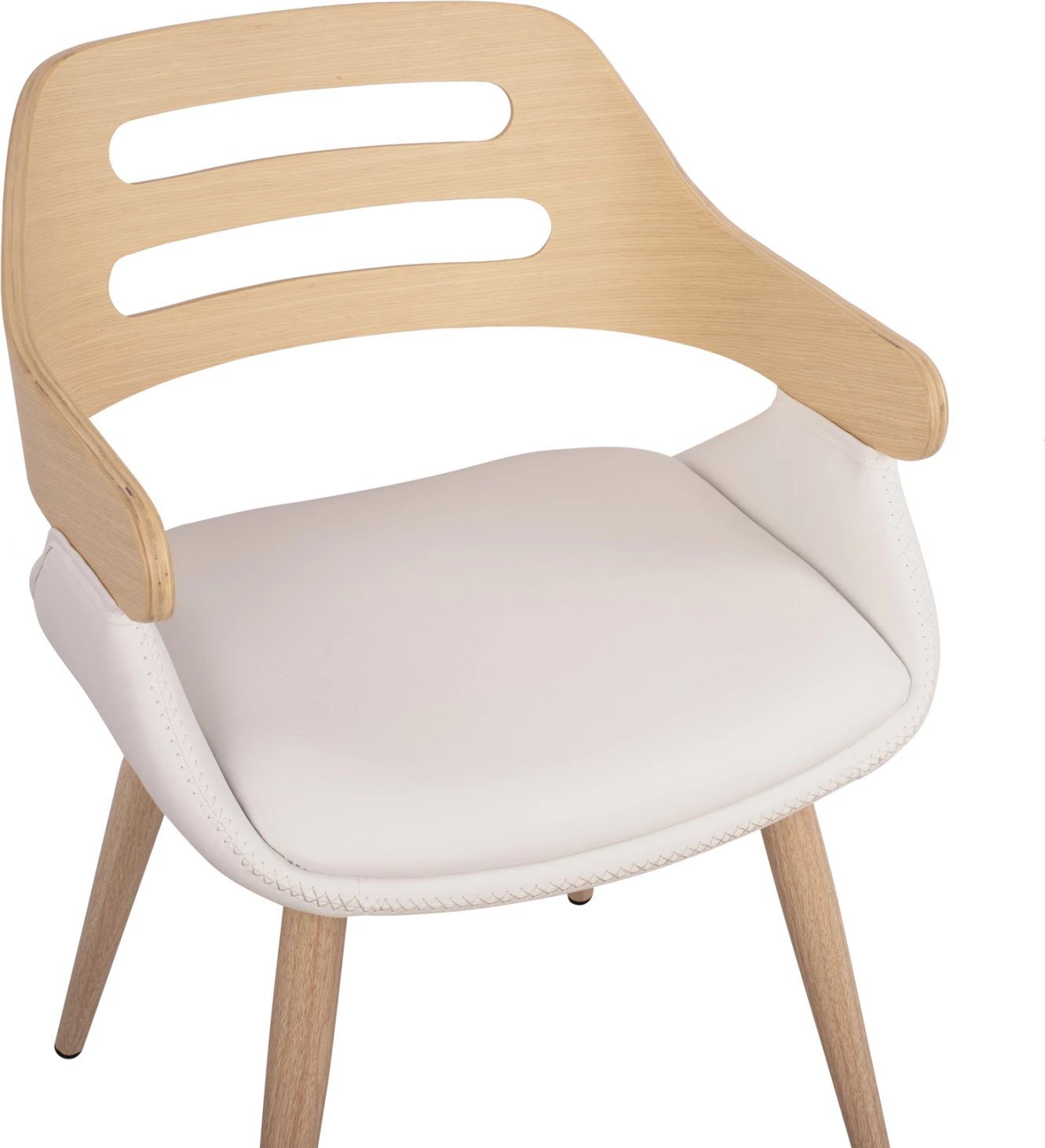 Karrige ndihmëse Superior Pro Sonama me PU të bardhë FH8491.02 50x53x76cm