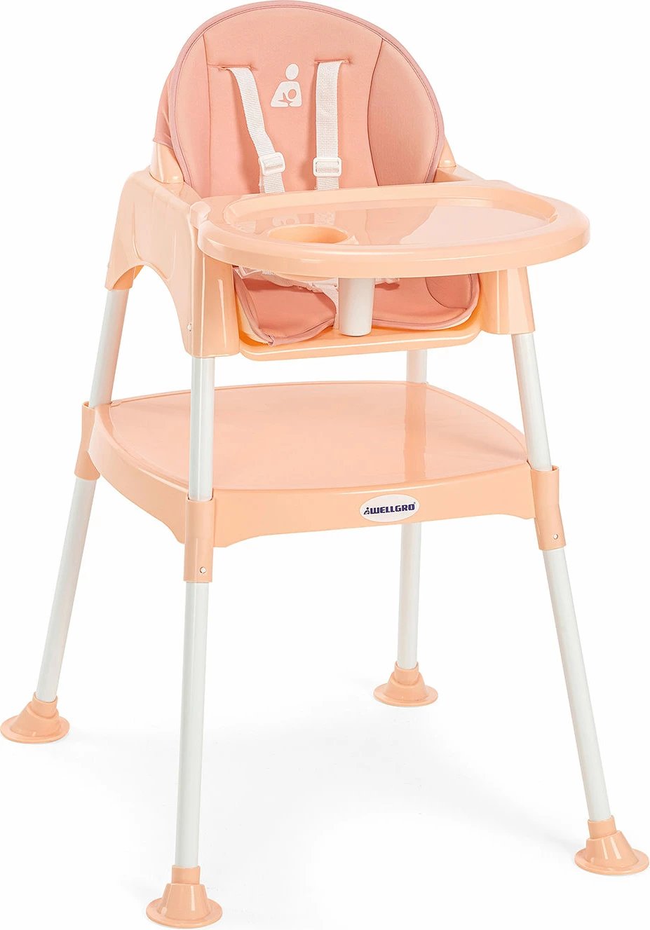 Karrige për bebe 3n1, ngjyrë salmon, Evila Originals