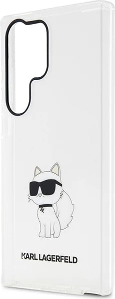 Mbështjellës Karl Lagerfeld Choupette për Samsung Galaxy S23 Ultra, Transparent