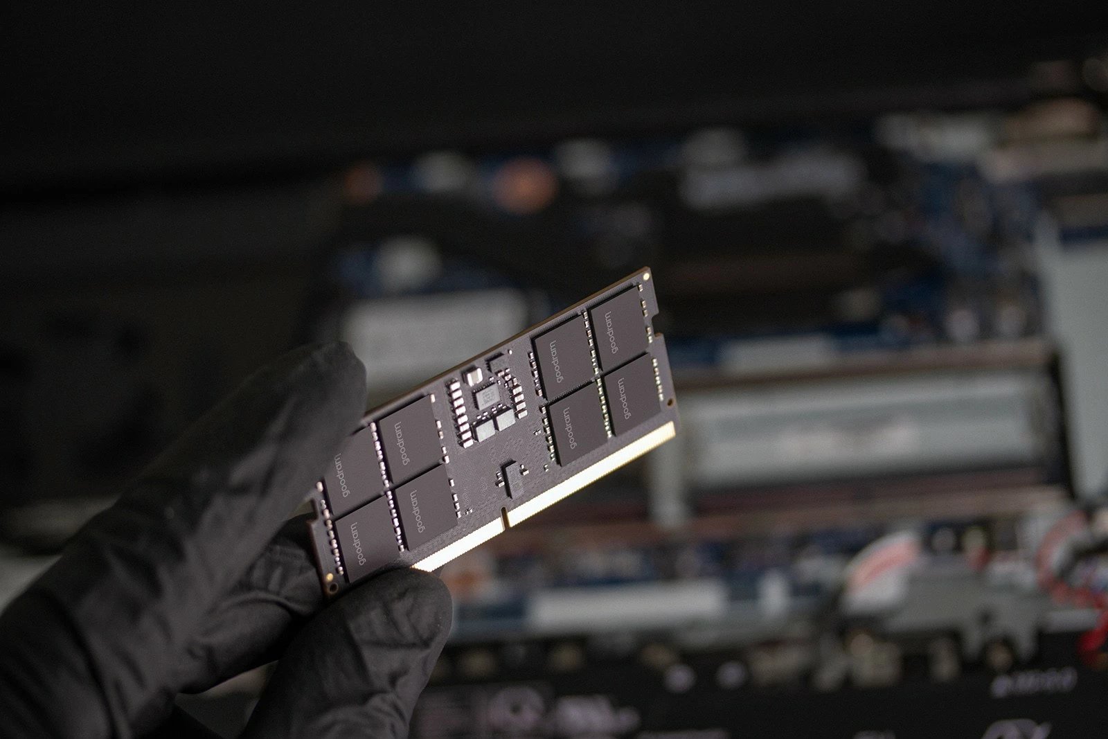 RAM Memorje SODIMM për laptop, GOODRAM, GR00C5-64L52S/32GDC, DDR5 6400 MHz CL52 32GB, set 2x16GB