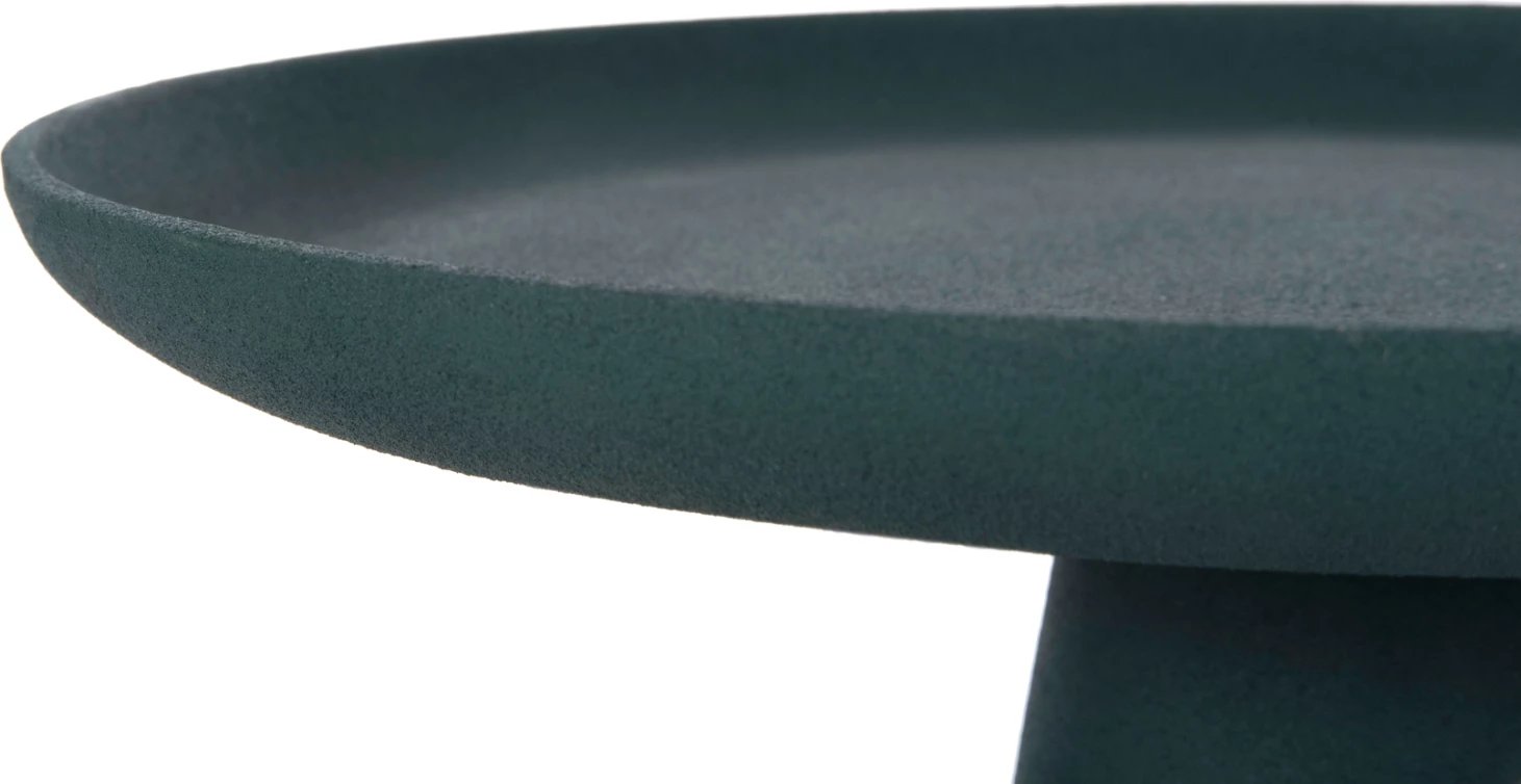 Tavolinë anësore DELCON FH4246.03 metalike, ngjyrë e gjelbër, Φ45x51.5H cm