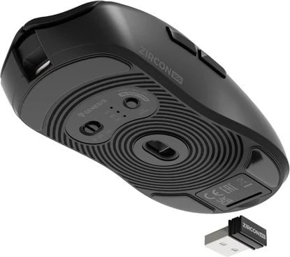 Mausi Wireless Genesis Zircon 500, ngjyrë e zezë
