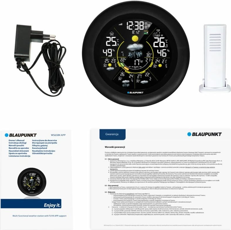 Kontrollues Moti BLAUPUNKT WS65BK APP