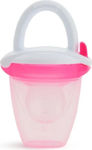 Ushqyes për fëmijë Munchkin Silicone Baby Food Feeder, rozë 