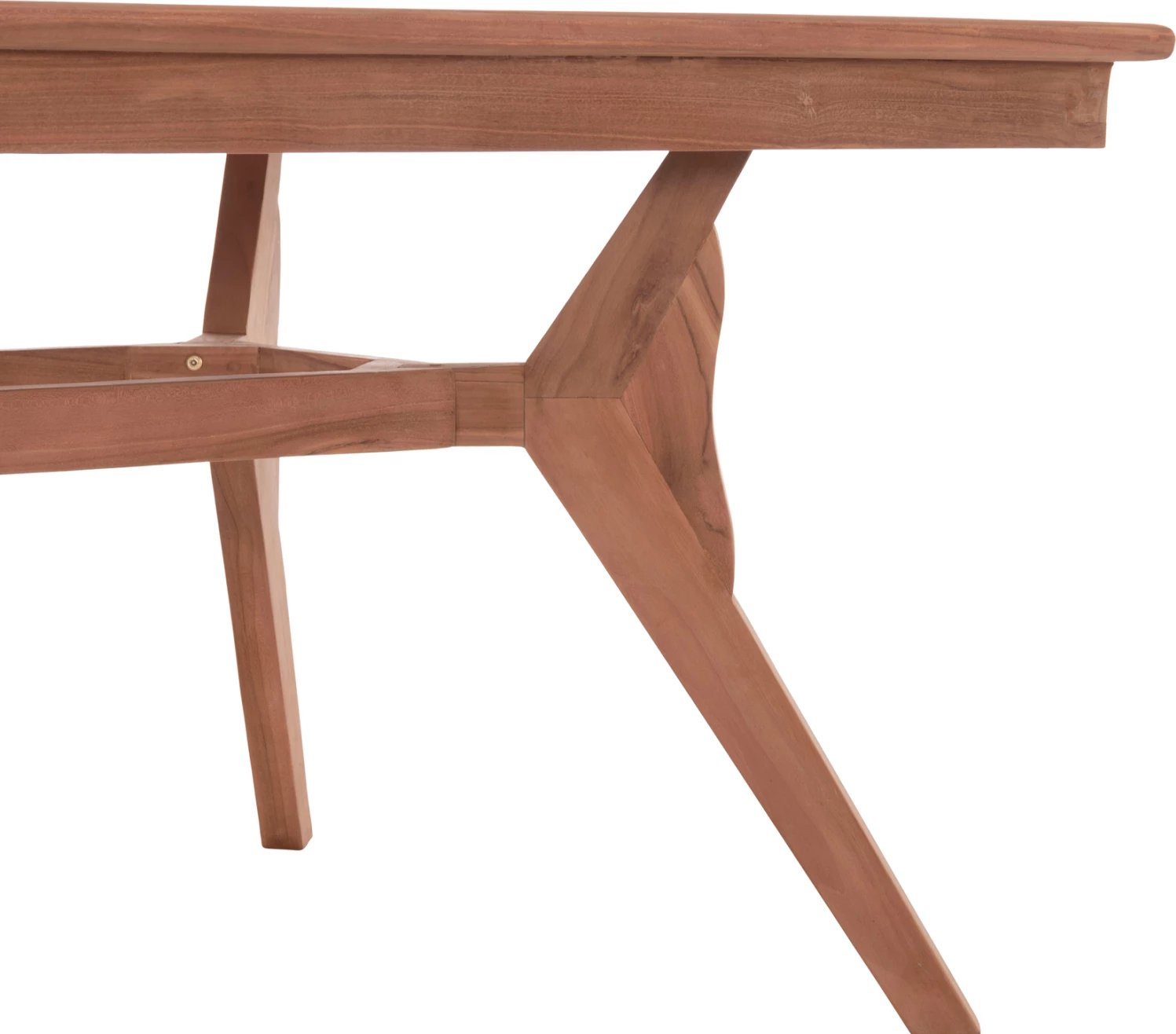 Tavolinë ngrënie për jashtë, dru teak natyral, WONDER FH18116, 180x91x75cm