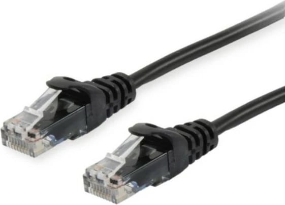 Kabllo rrjeti EQUIP Cat.6 U/UTP, 0.15m, RJ-45, e zezë