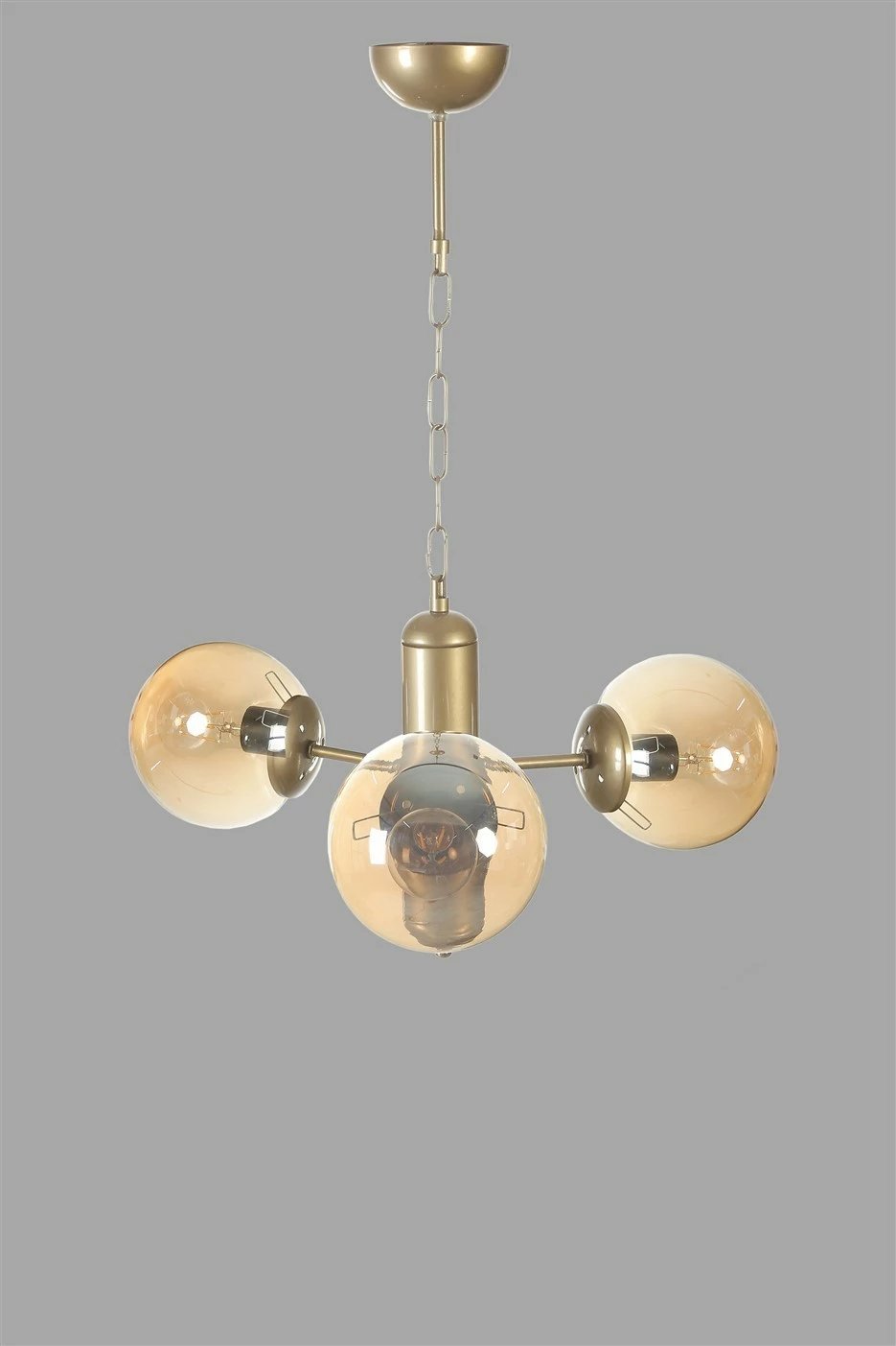 Llambë tavani Opviq, Bankok, 3 llamba, ngjyrë qelibar dhe ari Llambë tavani Opviq, Bankok, 3 llamba, ngjyrë qelibar dhe ari