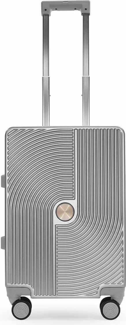 Valixhe udhëtimi Zoozie Bags, kornizë alumini, ngjyrë argjendi, ALC-625