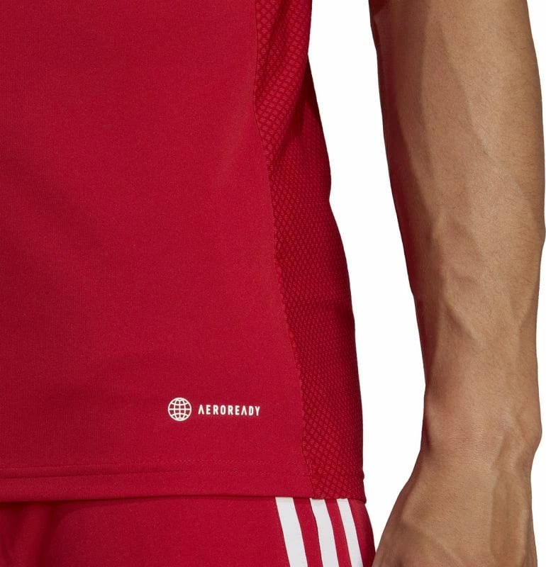 Maicë adidas për meshkuj, e kuqe