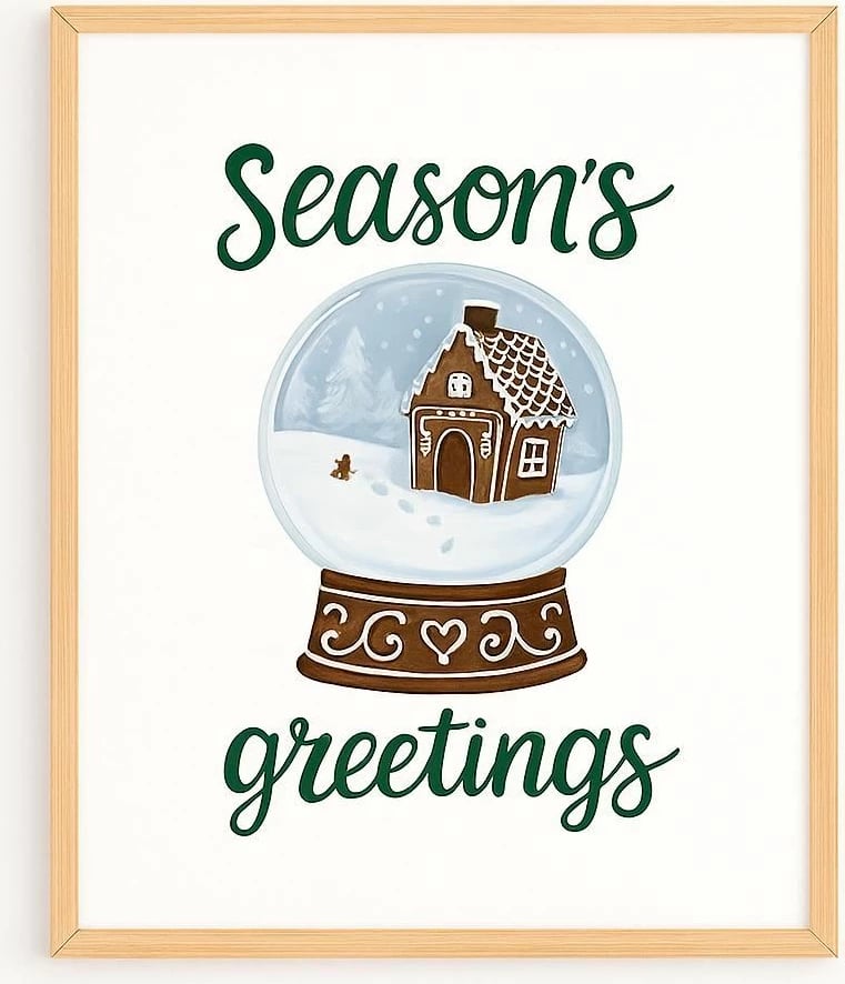 Pikturë dekorative me kornizë, shumëngjyrëshe, Wallity, Nwyearsngmdl107