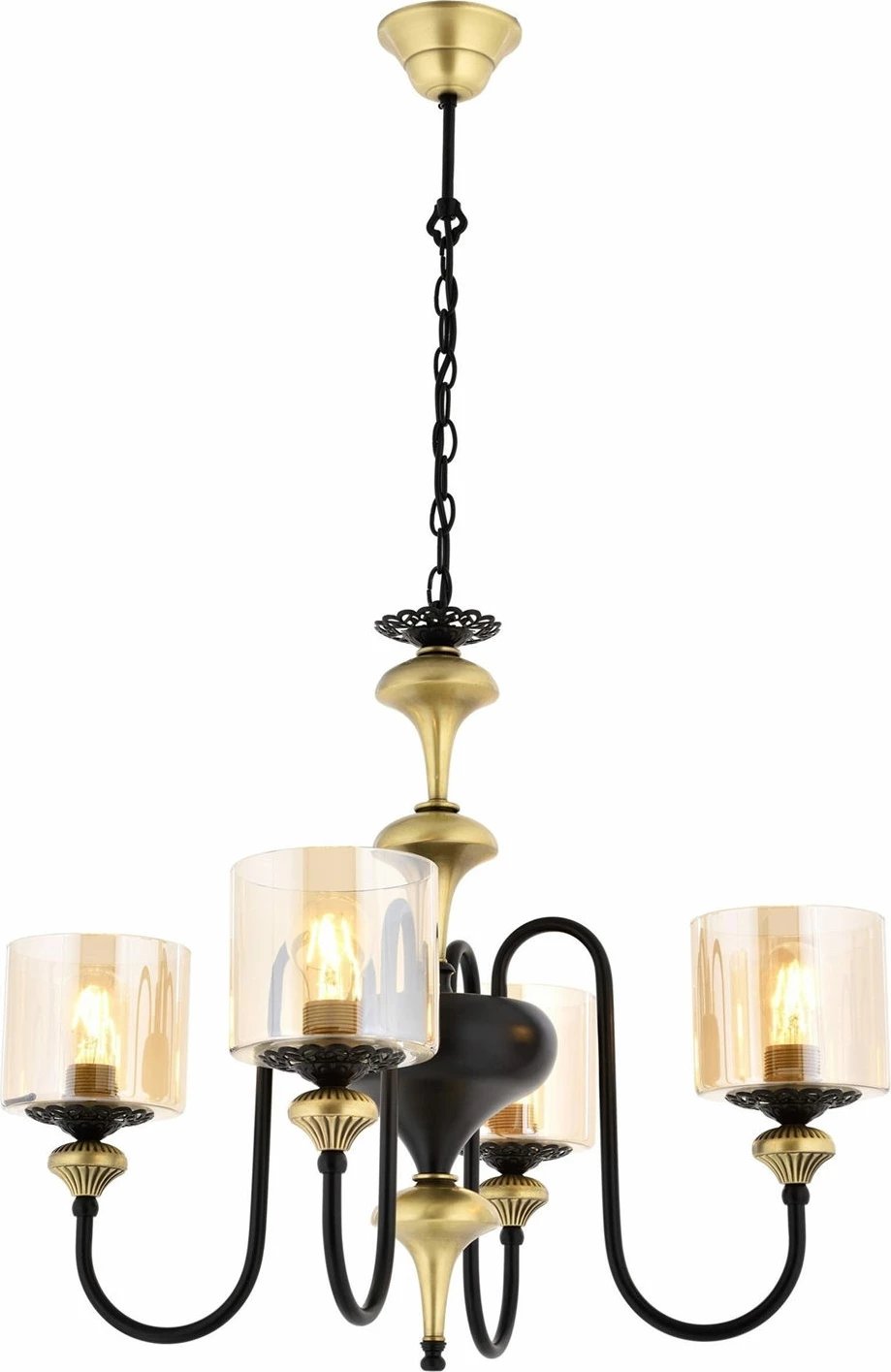 Llambë tavani Opviq, vintage e zezë, Av-4161-4E