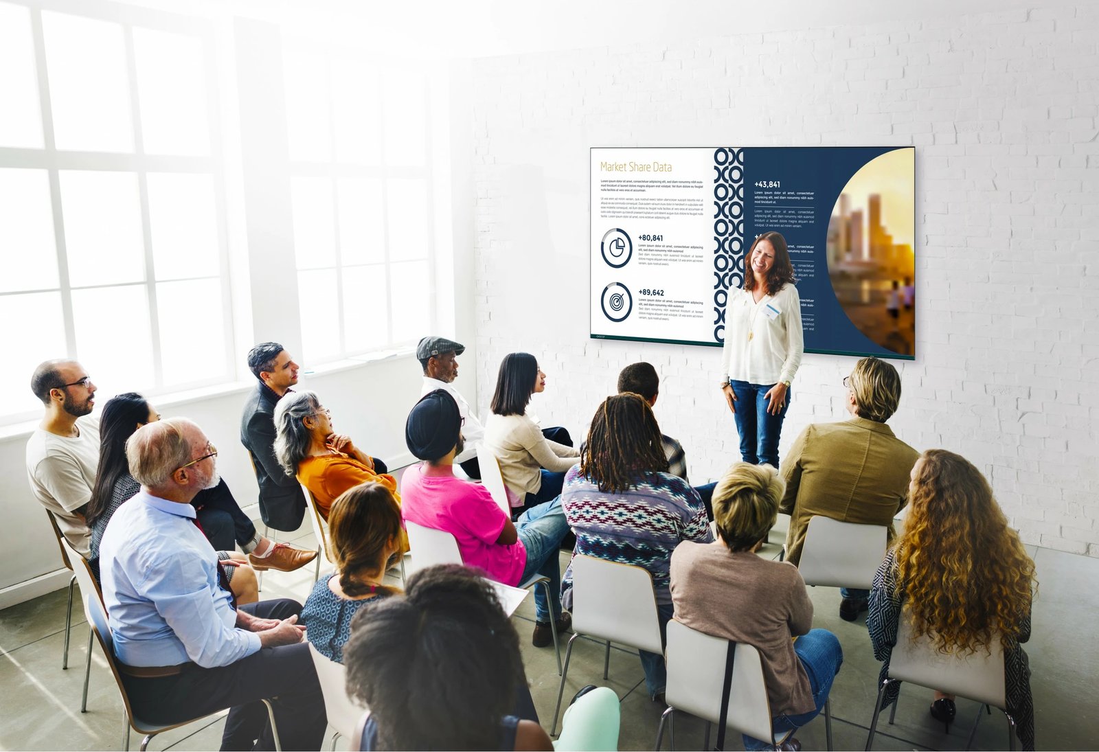 Ekran i madh AVOCOR K Serie AVK-5510, 55 inç, 4K Ultra HD, LED, 32GB, Wi-Fi